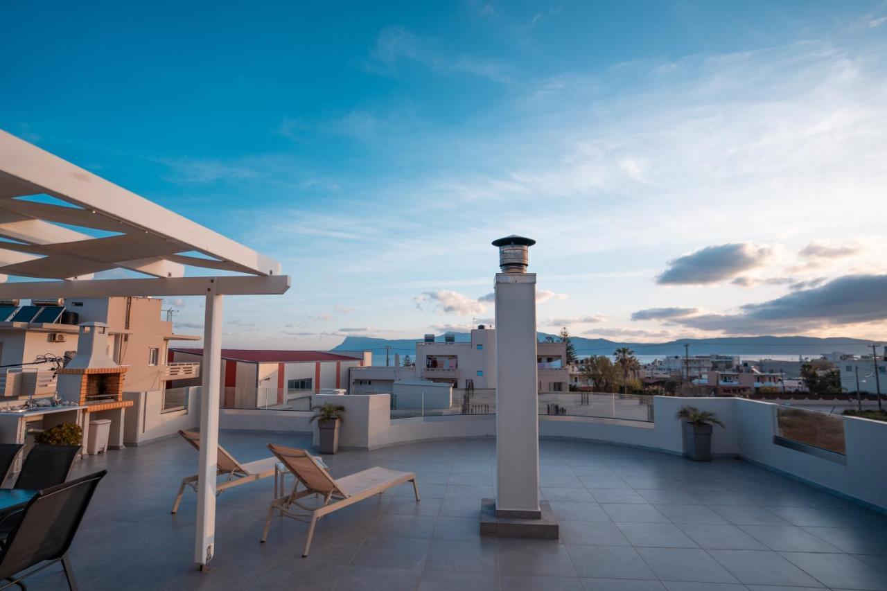Home Sweet Home - Big Balcony With Great View Kissamos Bagian luar foto