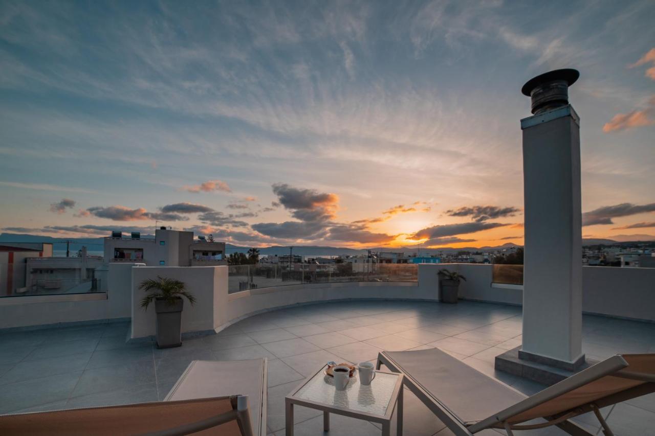 Home Sweet Home - Big Balcony With Great View Kissamos Bagian luar foto