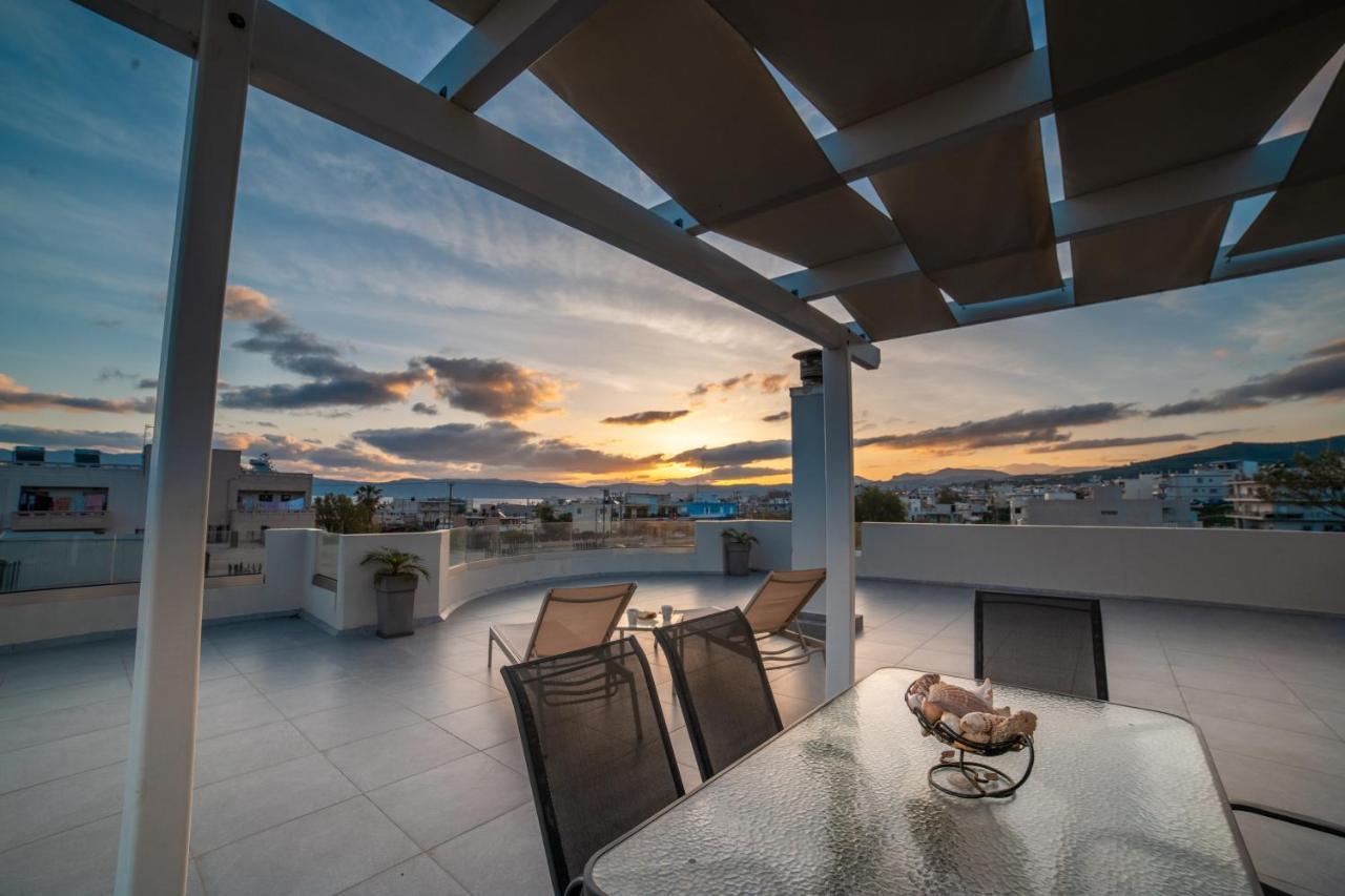 Home Sweet Home - Big Balcony With Great View Kissamos Bagian luar foto