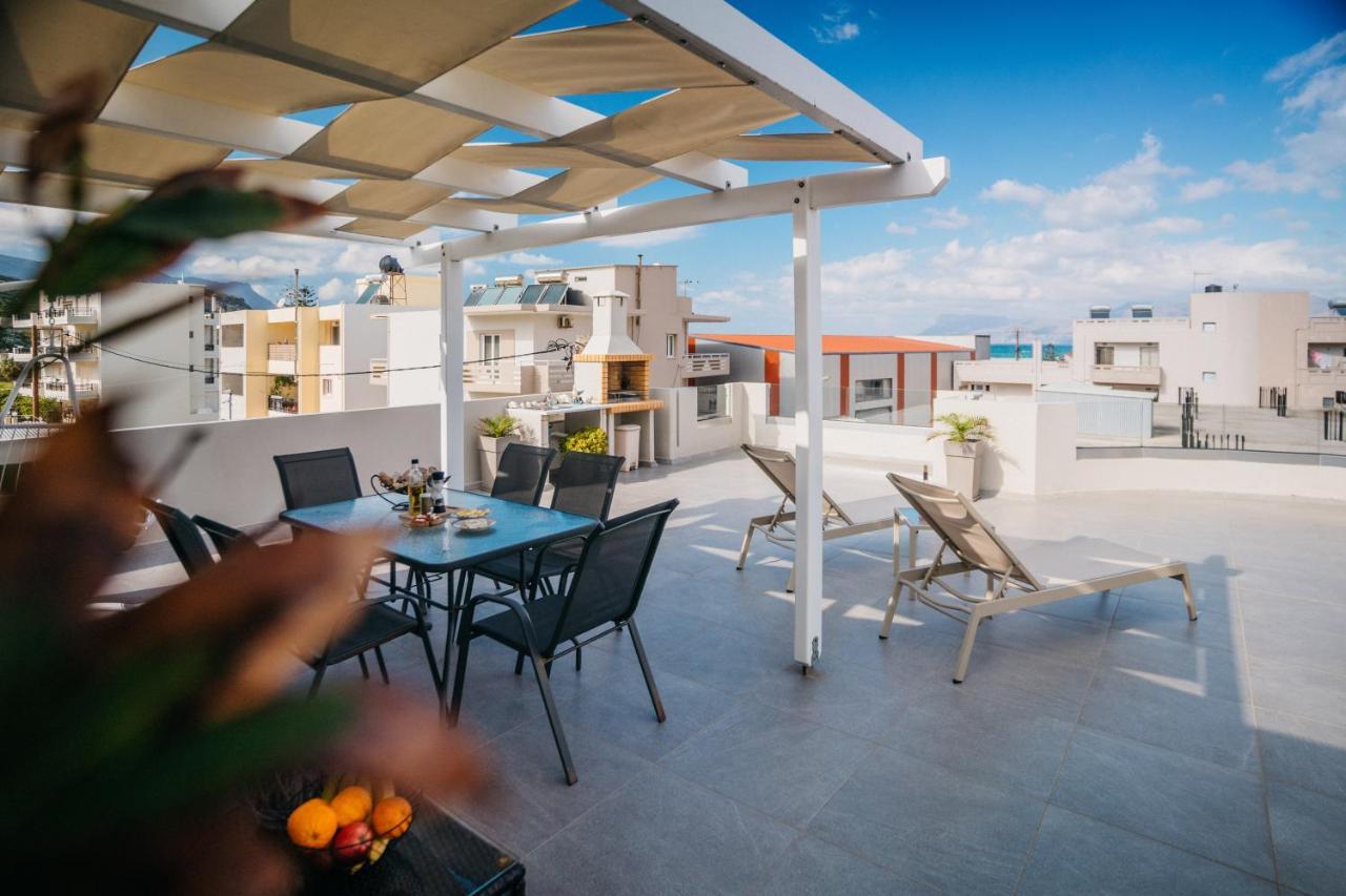 Home Sweet Home - Big Balcony With Great View Kissamos Bagian luar foto